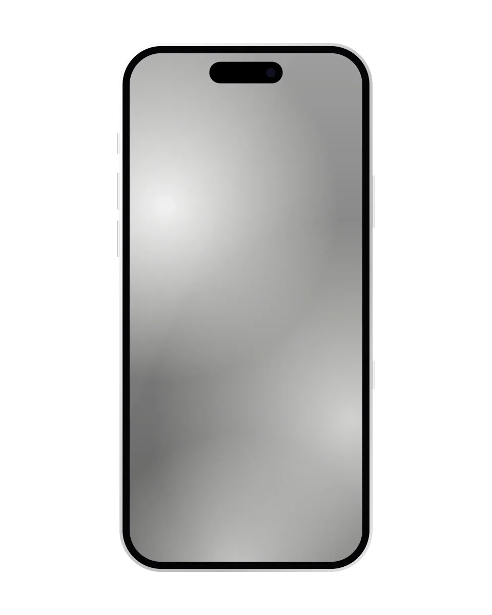iPhone Air nuevo y sellado, Blanco nube: ilustración del frente