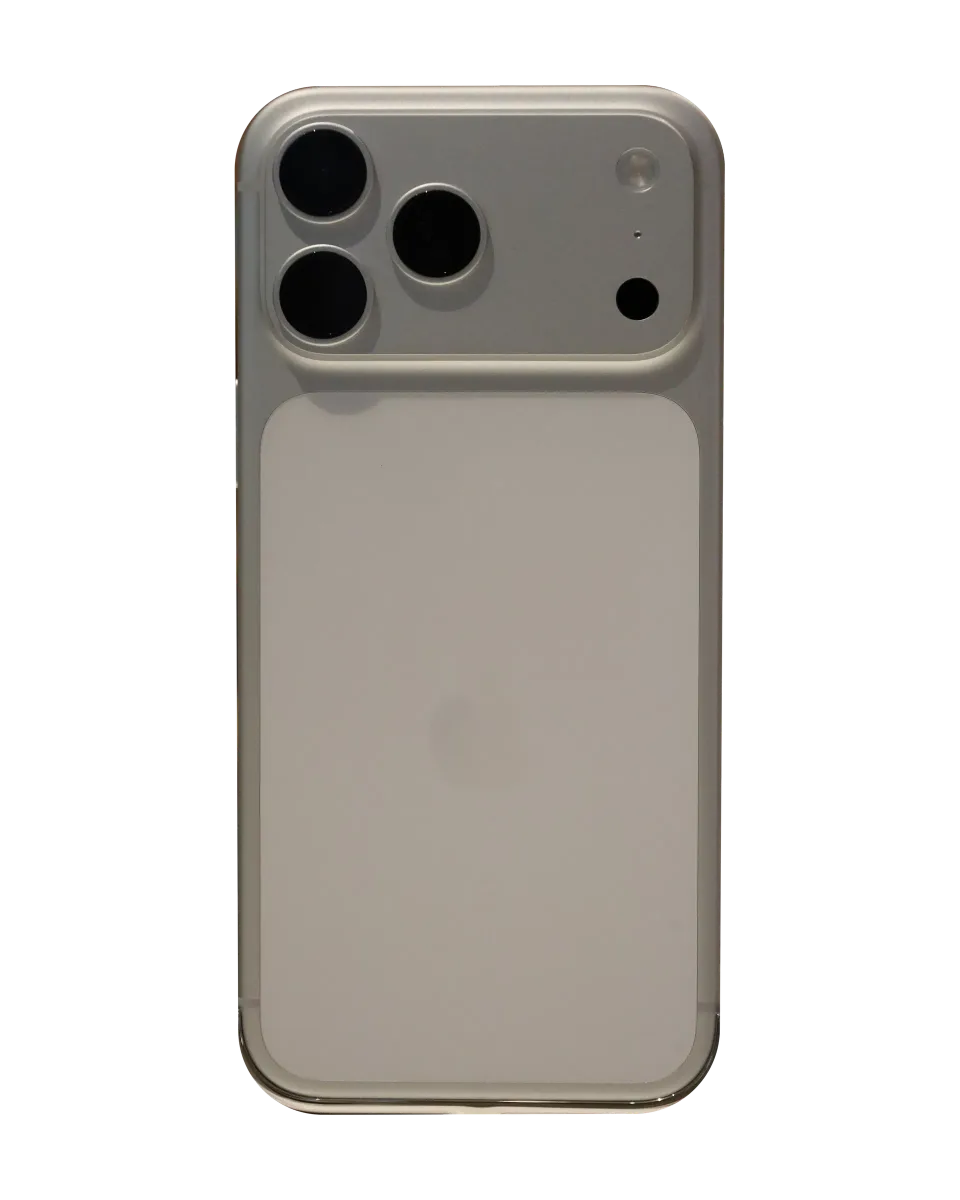 iPhone 17 Pro Max nuevo y sellado, Plata: reverso