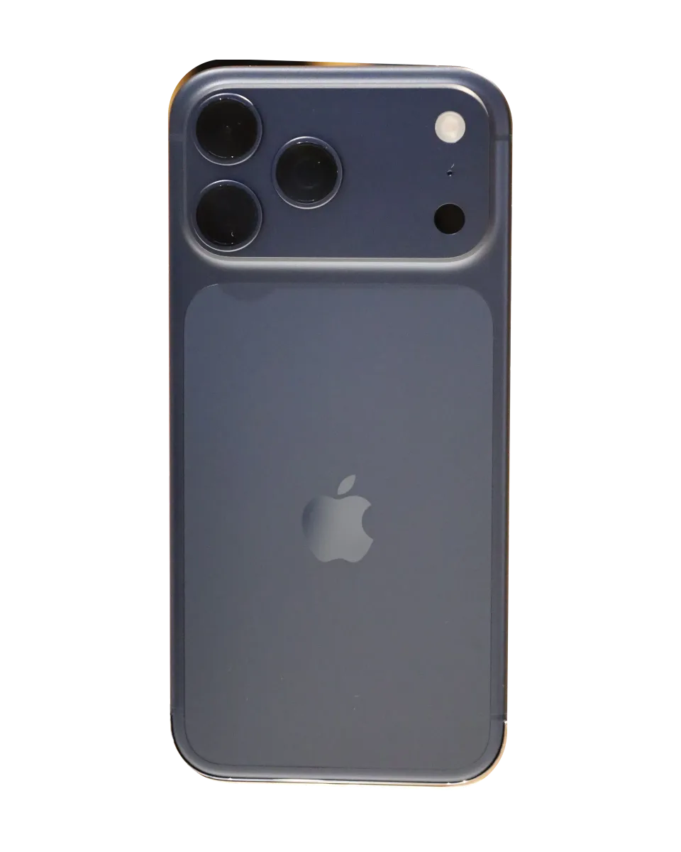 iPhone 17 Pro Max nuevo y sellado, Azul profundo: reverso