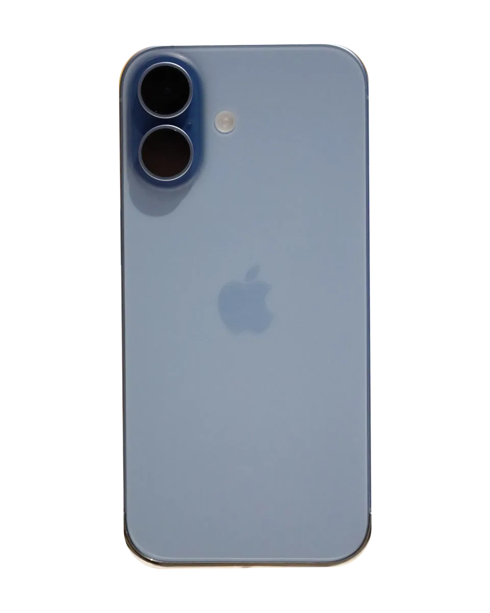 iPhone 17 nuevo y sellado, Azul neblina: reverso