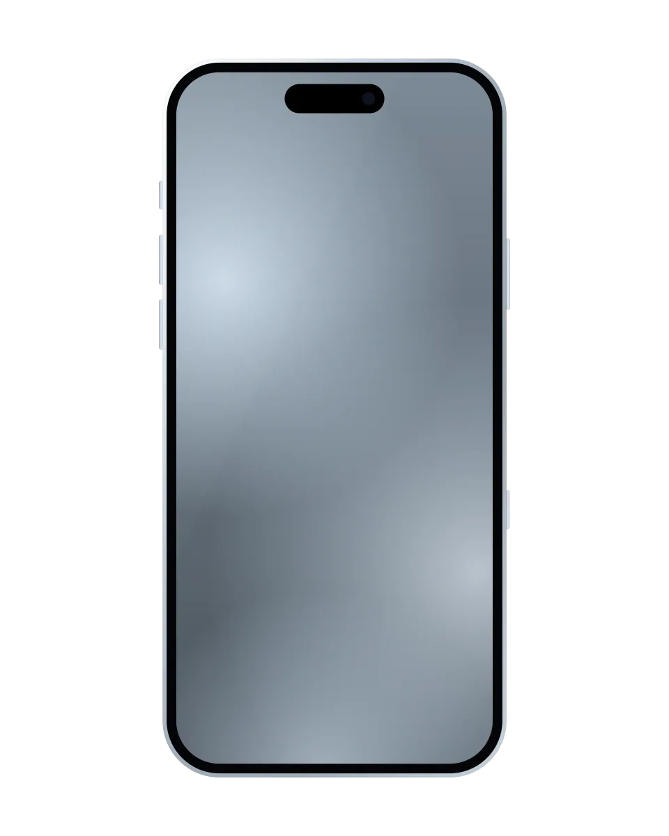 iPhone Air nuevo y sellado, Azul cielo: ilustración del frente