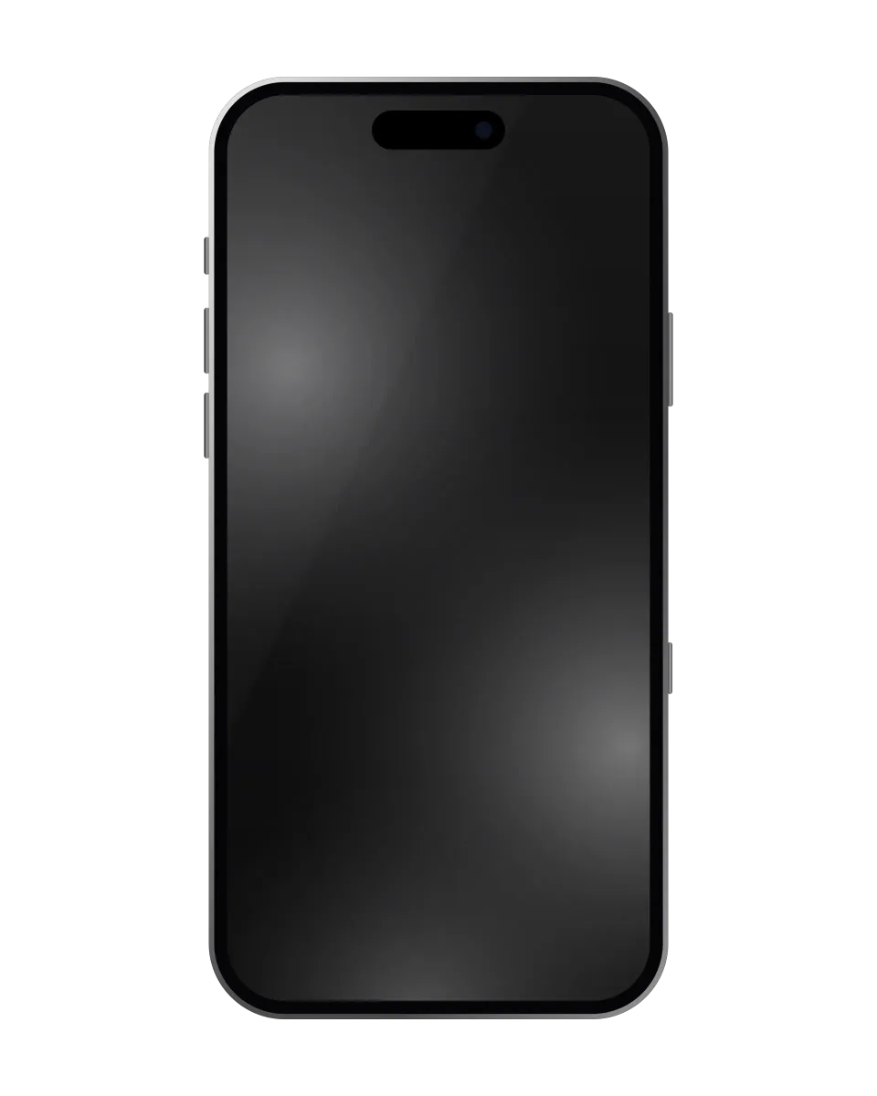 iPhone 17e nuevo y sellado, Negro: ilustración del frente