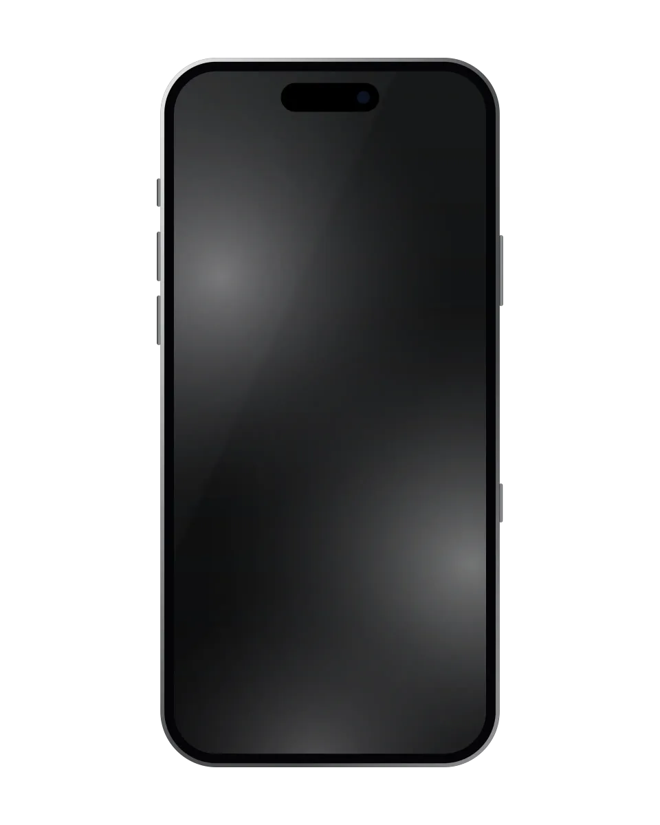 iPhone Air nuevo y sellado, Negro espacial: ilustración del frente