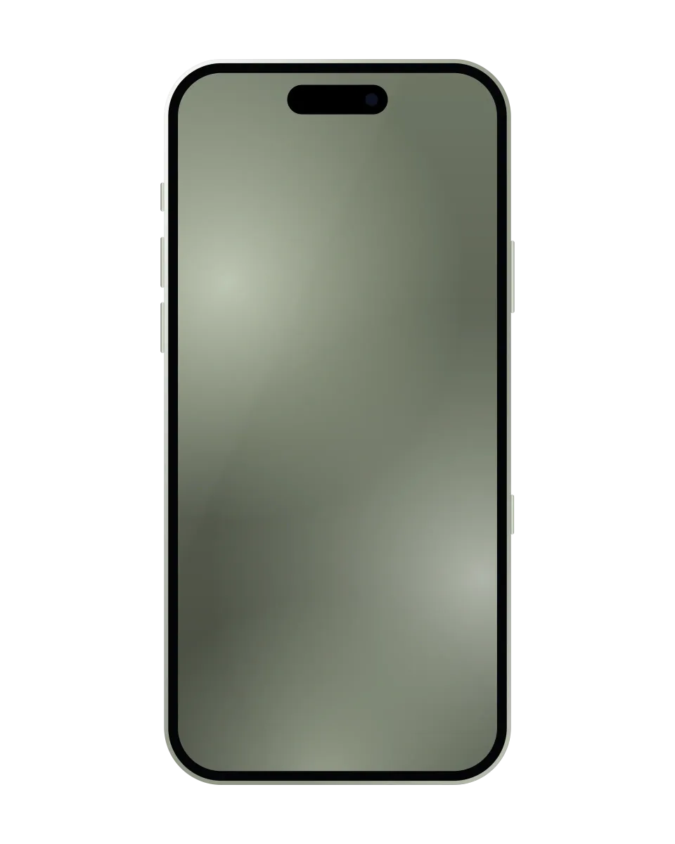 iPhone 17 nuevo y sellado, Salvia: ilustración del frente